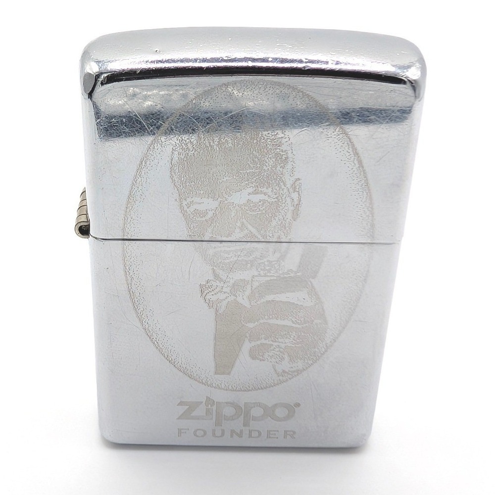 Zippo Founder George G. Blaisdell Brushed Chrome Lighter K 07 November 2007